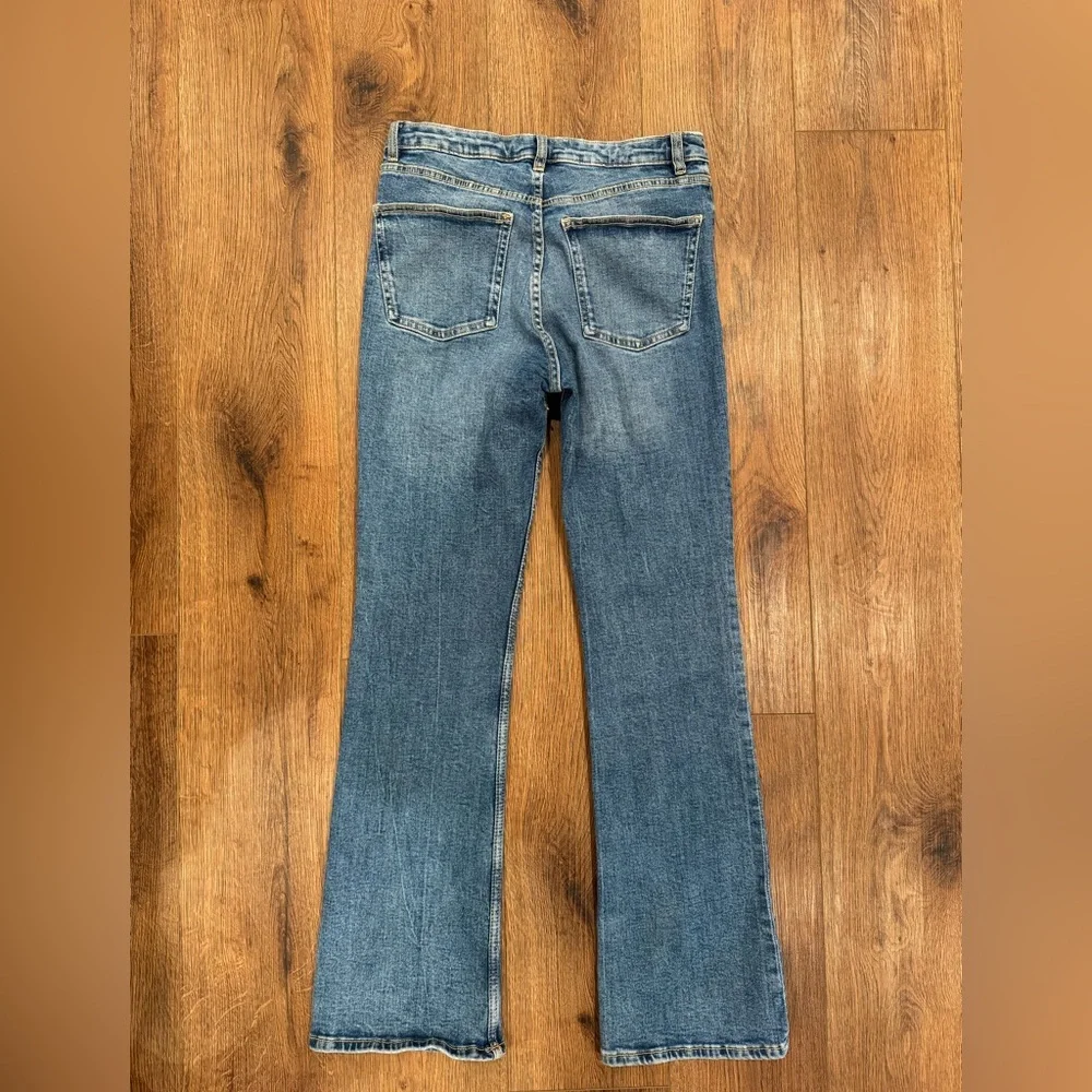 Zara Straight Leg Jeans Size 6 - Picture 4 of 5